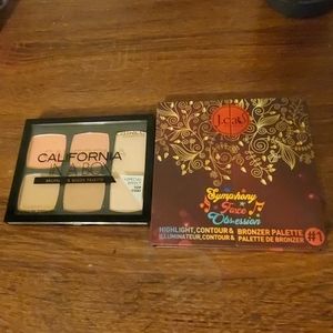 2 face palettes (Catrice and J.cat)